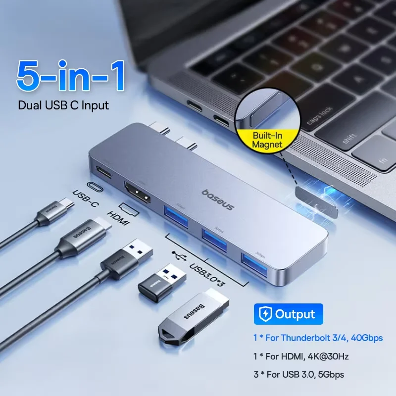 5-IN-1 USB with HDMI