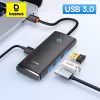 Baseus Lite Series 4-Port USB Hub Adapter USB 3.0 Type-C to Multi USB-A Splitter