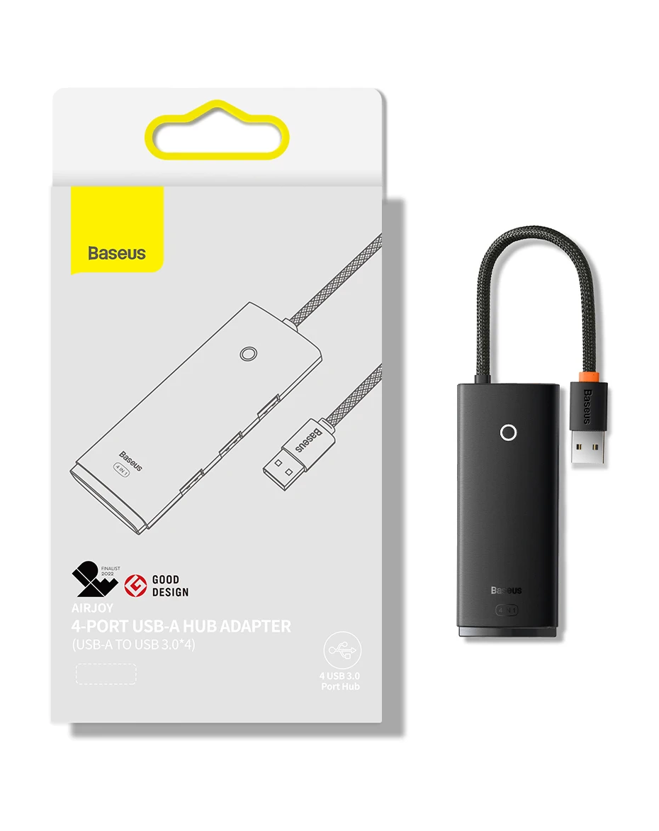 Baseus USB HUB 4 in 1 USB C HUB USB Type C to Multi USB 3.0 Adapter for MacBook Pro Air Huawei Mate 30 USB-C 3.0 Splitter