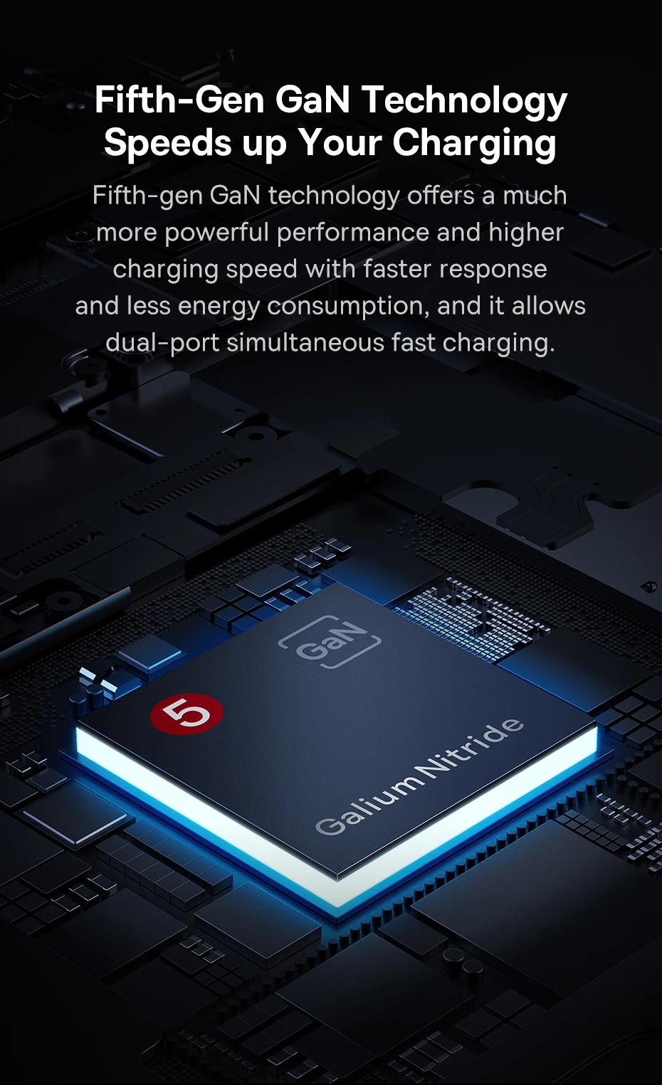 Baseus 65W GaN Charger Quick Charge 4.0 Type C PD USB Charger Portable Travel Charger Fast Charging For Laptop iPhone 16 15 14