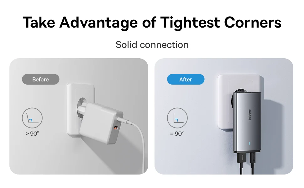 Baseus 65W GaN Charger Quick Charge 4.0 Type C PD USB Charger Portable Travel Charger Fast Charging For Laptop iPhone 16 15 14