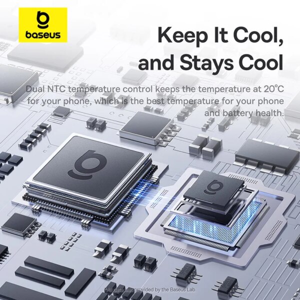 Baseus MagPro Series Ultra-Thin Magnetic Phone Cooler with 15W Wireless Charging - Image 3