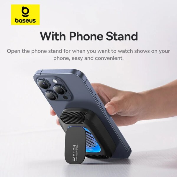 Baseus MagPro Series Ultra-Thin Magnetic Phone Cooler with 15W Wireless Charging - Image 6