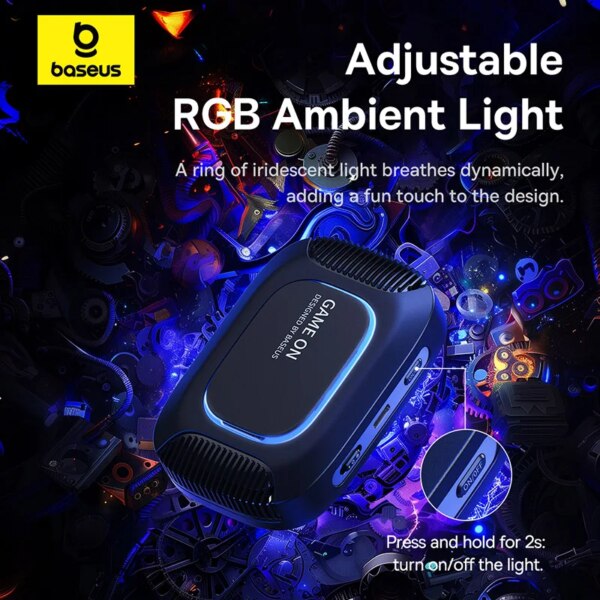 Baseus MagPro Series Ultra-Thin Magnetic Phone Cooler with 15W Wireless Charging - Image 5