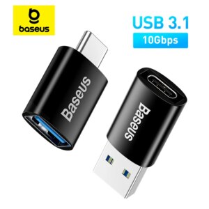 Baseus USB 3.1 Adapter OTG Type C to USB Adapter 10Gbps For MacBook Samsung Xiaomi Huawei