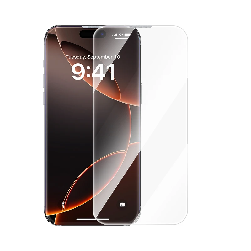 Baseus Full-View 0.3mm Tempered Glass For iPhone 17 16 Pro Max Screen Protector For iPhone 17 Air 15 14 13 Pro Max Dust Proof