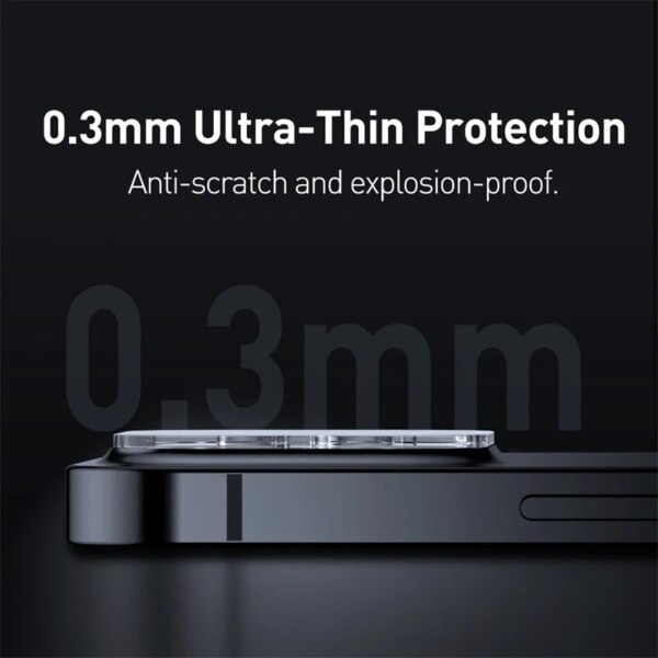 Baseus 2PCS Full-Coverage Camera Lens Protector for iPhone - Image 5