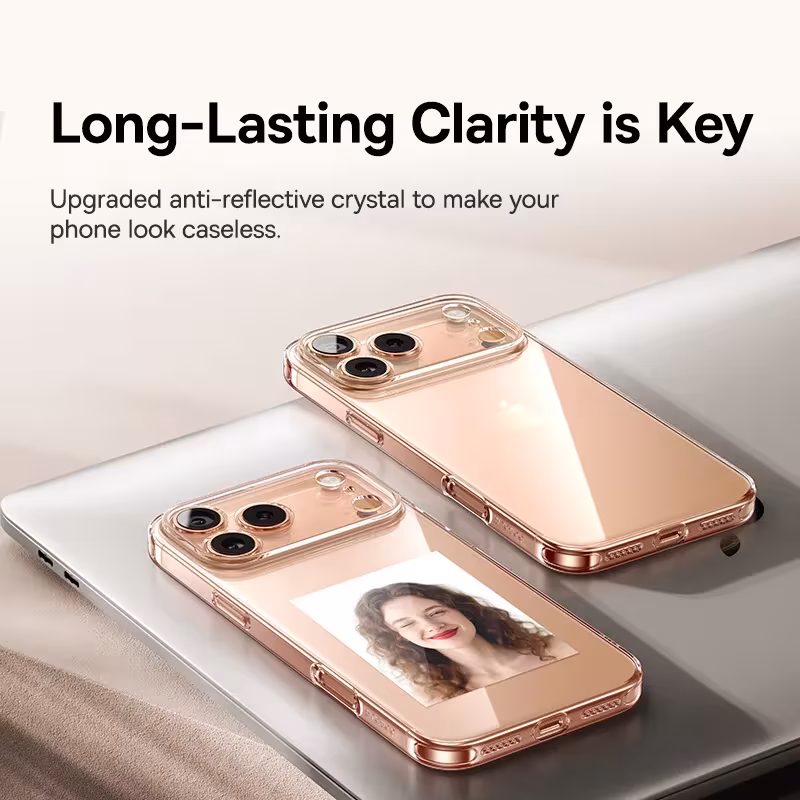 Baseus Simple Clear Soft Case for iPhone - Ultra Thin Crystal Clear Anti-Yellowing Protective Cover Baseus Simple Clear Soft Case for iPhone - Ultra Thin Crystal Clear Anti-Yellowing Protective Cover - Image 2
