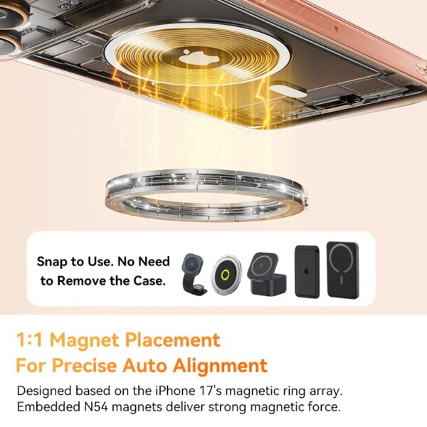 Baseus Ultra Slim Clear Case for iPhone 15 Pro Max 14 13 12 | Anti-Yellowing Magsafe Compatible Thin Protective Cover - Image 4