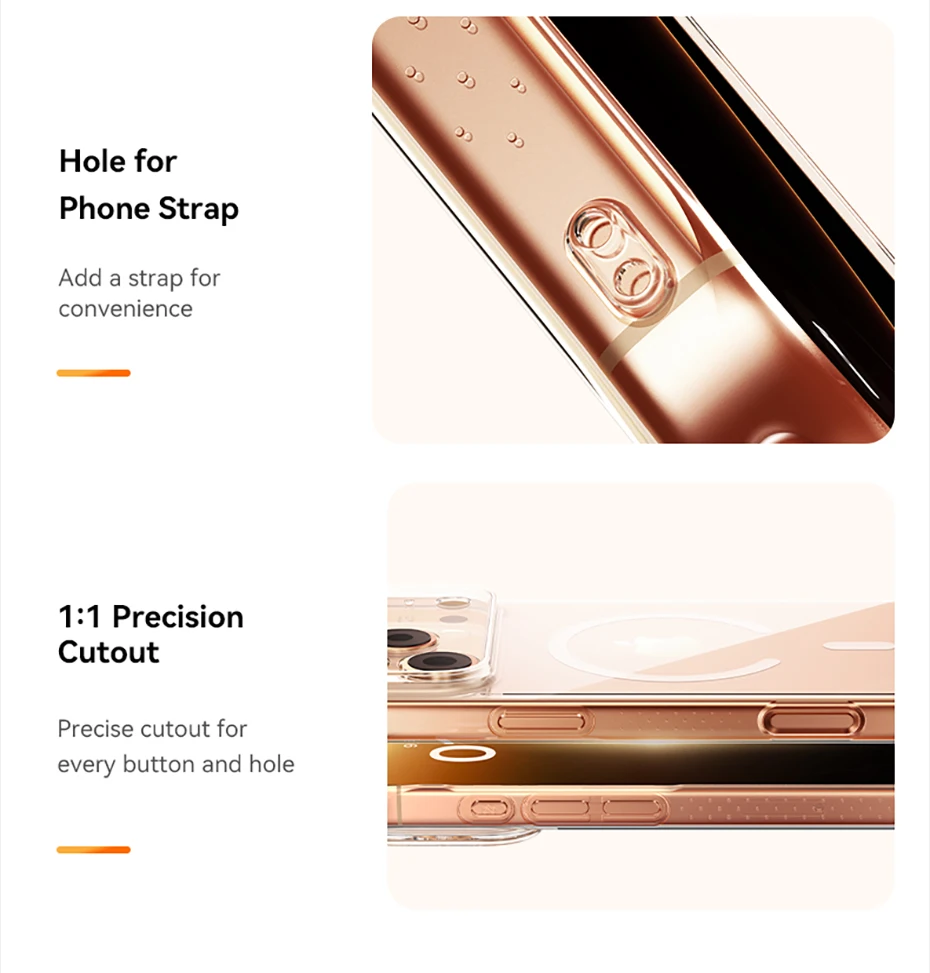 Baseus Magnetic Case For iPhone 17 Pro Max 17 Air Wireless Charging For Magsafe Case For iPhone 16 15 14 13 Pro Max Clear Cover