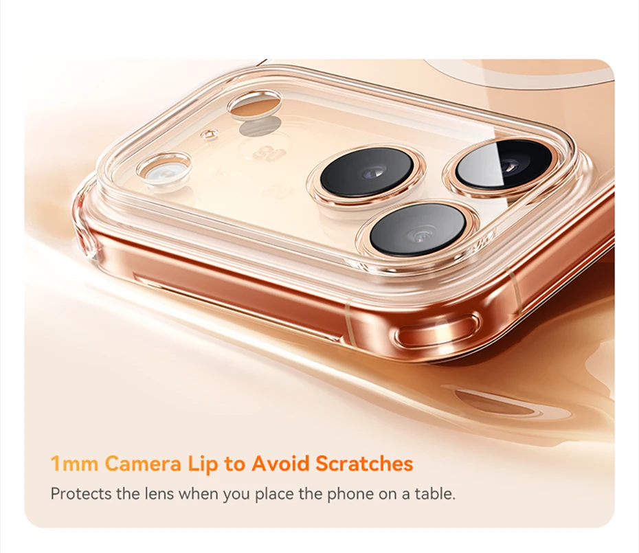 Baseus Magnetic Case For iPhone 17 Pro Max 17 Air Wireless Charging For Magsafe Case For iPhone 16 15 14 13 Pro Max Clear Cover