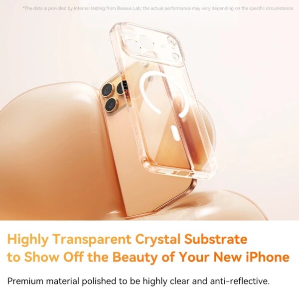 Baseus Ultra Slim Clear Case for iPhone 15 Pro Max 14 13 12 | Anti-Yellowing Magsafe Compatible Thin Protective Cover - Image 6