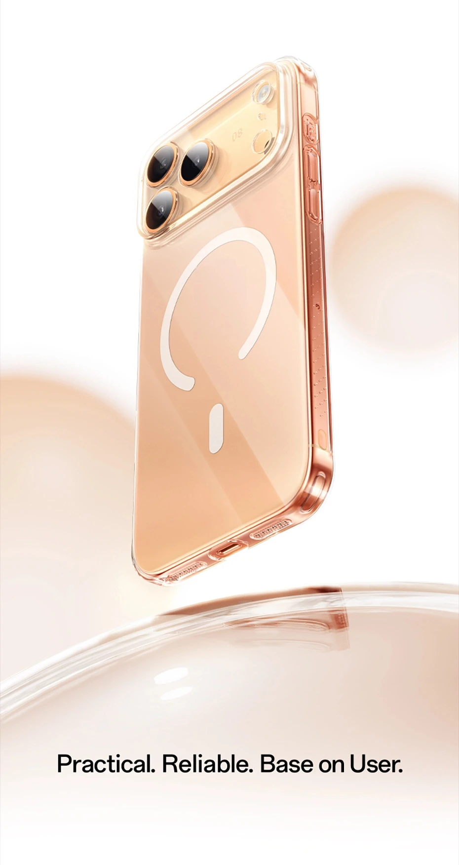 Baseus Magnetic Case For iPhone 17 Pro Max 17 Air Wireless Charging For Magsafe Case For iPhone 16 15 14 13 Pro Max Clear Cover