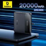 Baseus 100W Power Bank 20000mAh with Digital Display PD Fast Charging Portable Charger for Laptop MacBook iPhone Samsung