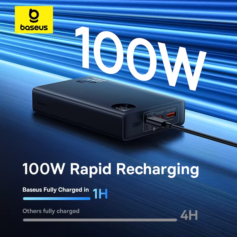Baseus 140W Power Bank 24000mAh Portable Charger 3 Output Ports for MacBook iPhone 16 Baseus 140W Power Bank 24000mAh Portable Charger 3 Output Ports for MacBook iPhone 16 - Image 5