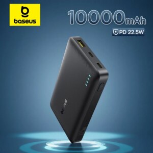 Baseus EnerFill FP21 10000mAh 22.5W Fast Charging Power Bank Portable Ultra Thin