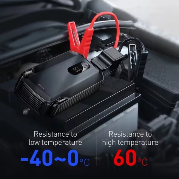 Baseus Super Energy Max 20000mAh Car Jump Starter 2000A Peak for Gas and Diesel Engines - Image 3