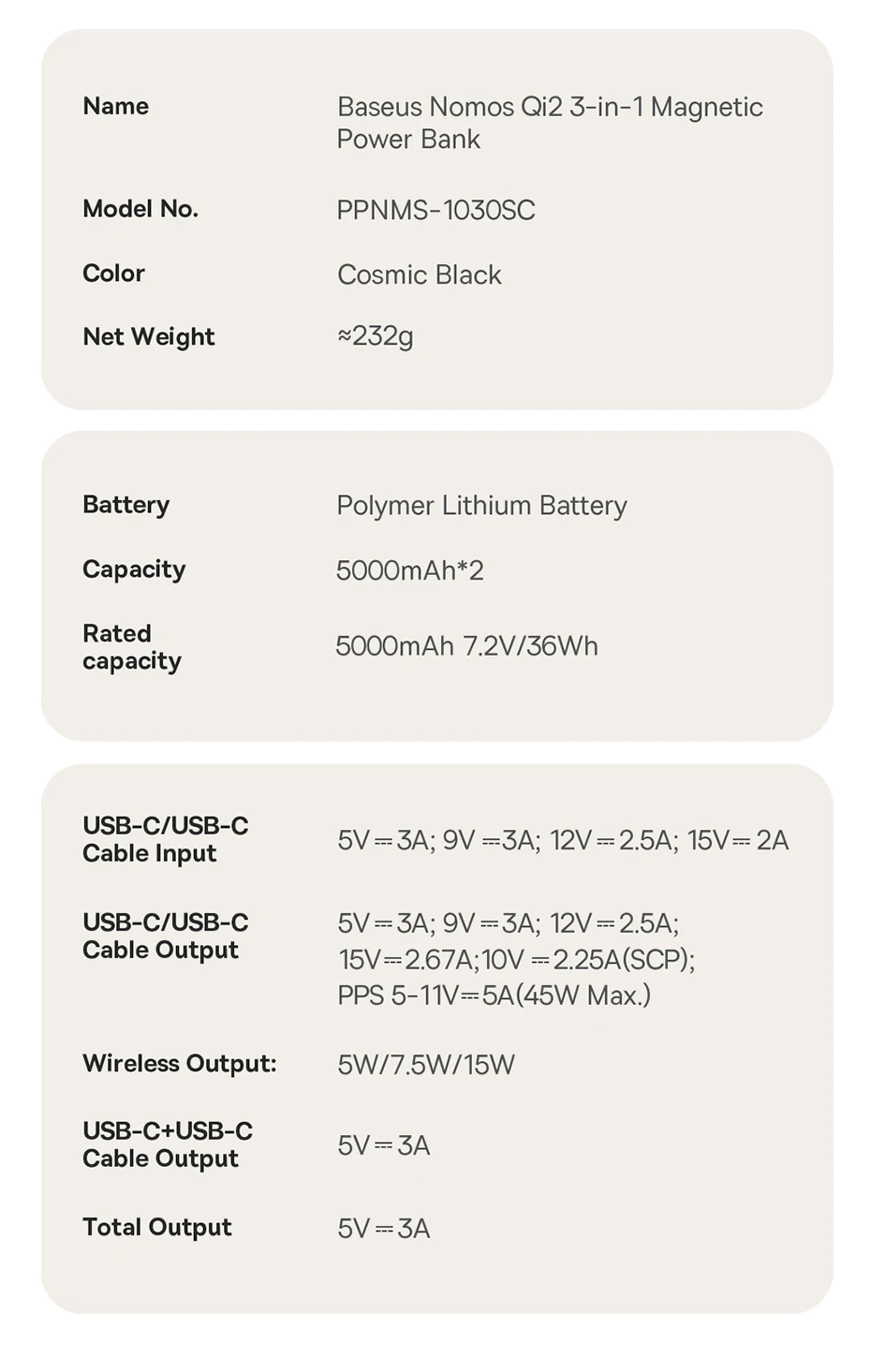 Baseus Nomos 45W 3-in-1 Power Bank 10000mah Qi2 Magnetic Wireless Charging Powerbank with Phone Holder for iPhone 12-16 Pro Max