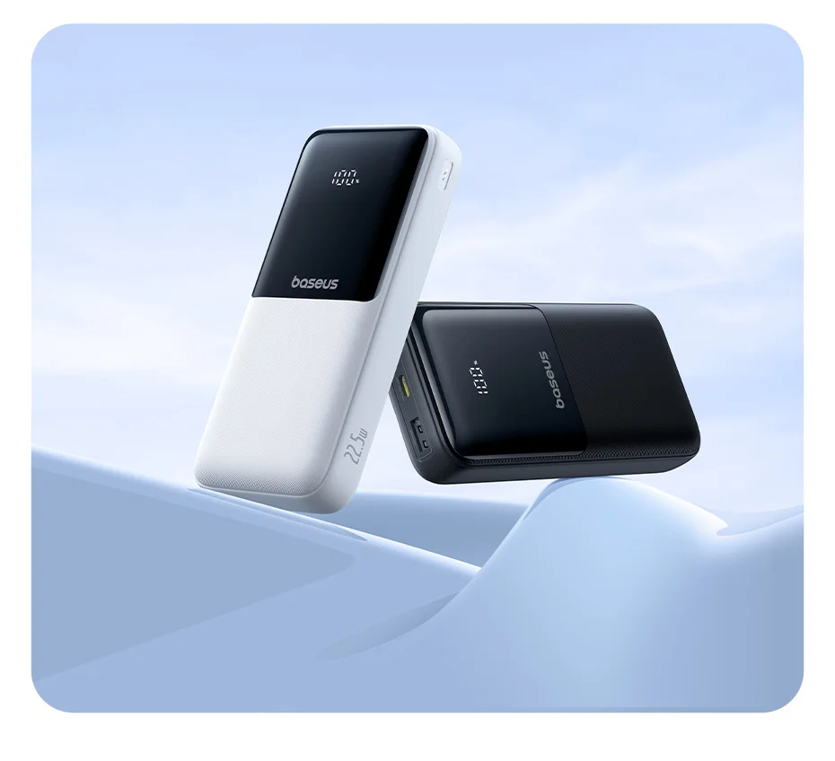 Baseus Power Bank 20000mAh PD 22.5W Fast Charging Phone External Battery Powerbank Charger for Xiaomi Poco iPhone Samsung iPad