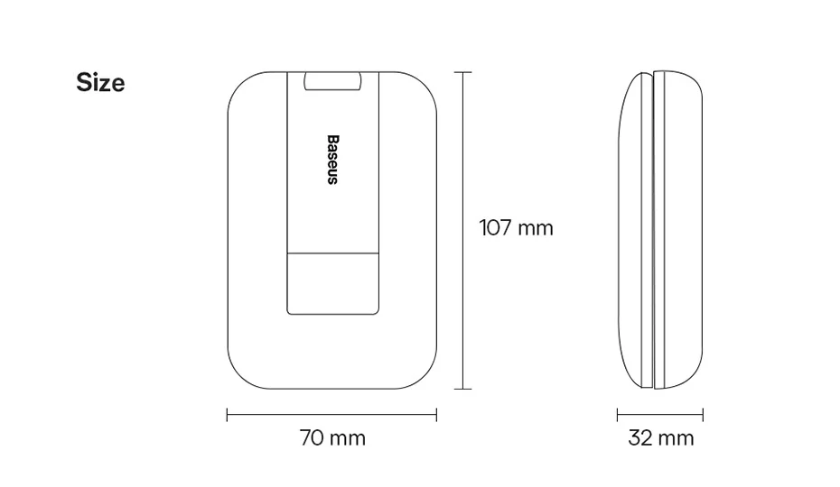 Baseus Phone Holder Stand PC Shell Adjustable Holder For iPhone 16 15 14 Pro Max Xiaomi Samsung Huawei Cell Mobile Phone Stand