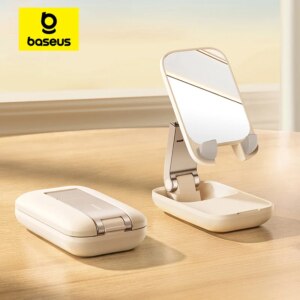 Baseus Adjustable Phone Stand Holder with Built-in Mirror, 4 Colors