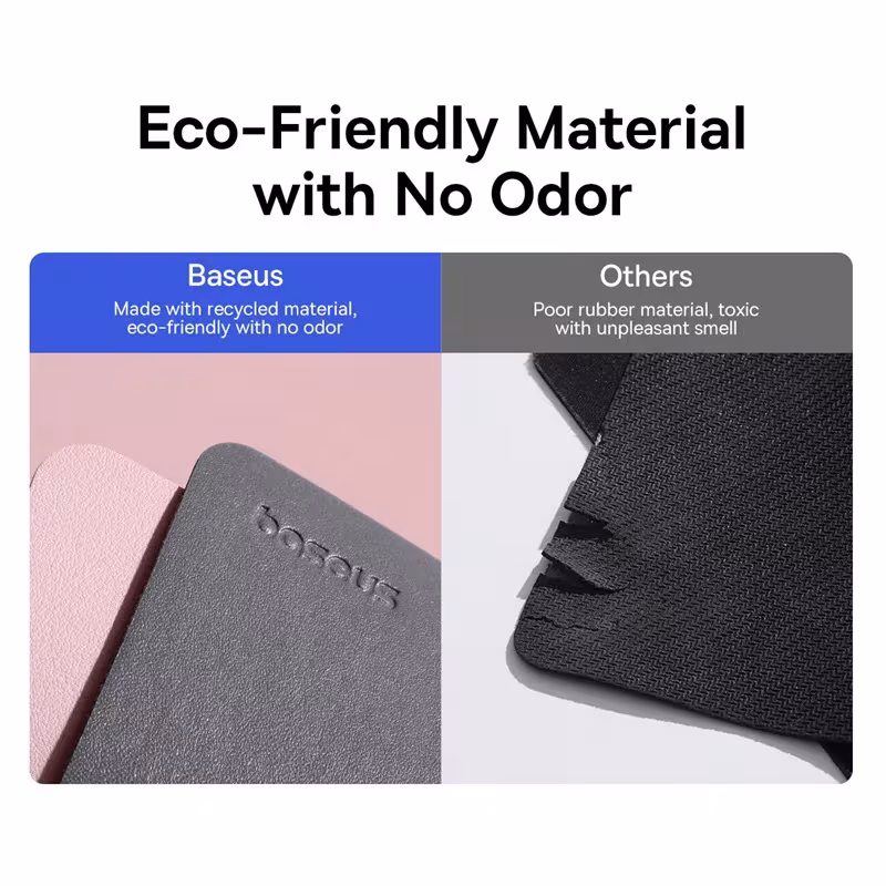 Baseus Double-Sided PU Leather Mouse Pad - Spill Resistant, Eco-Friendly Office Desk Mat Baseus Double-Sided PU Leather Mouse Pad - Spill Resistant, Eco-Friendly Office Desk Mat - Image 6
