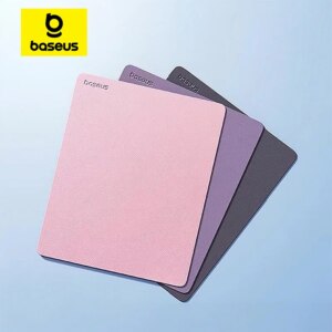 Baseus Double-Sided PU Leather Mouse Pad - Spill Resistant, Eco-Friendly Office Desk Mat