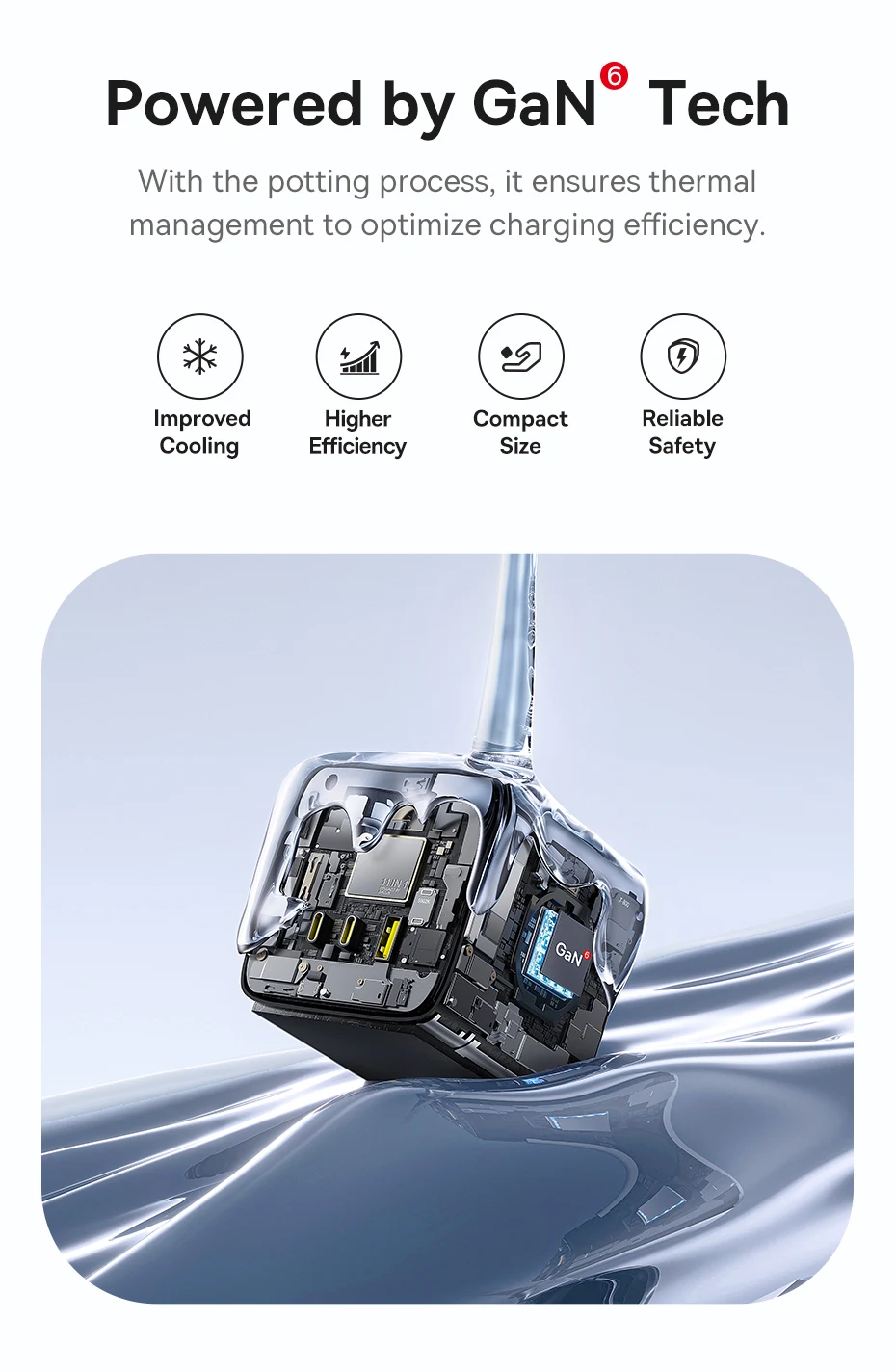 Baseus 67W GaN Fast Charger Power Strip 3AC 3680W Outlet USB-C Fast Charging Desktop Station For Laptop iPhone Samsung Xiaomi