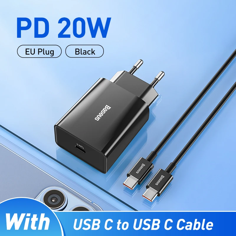 EU 20W Black C-C