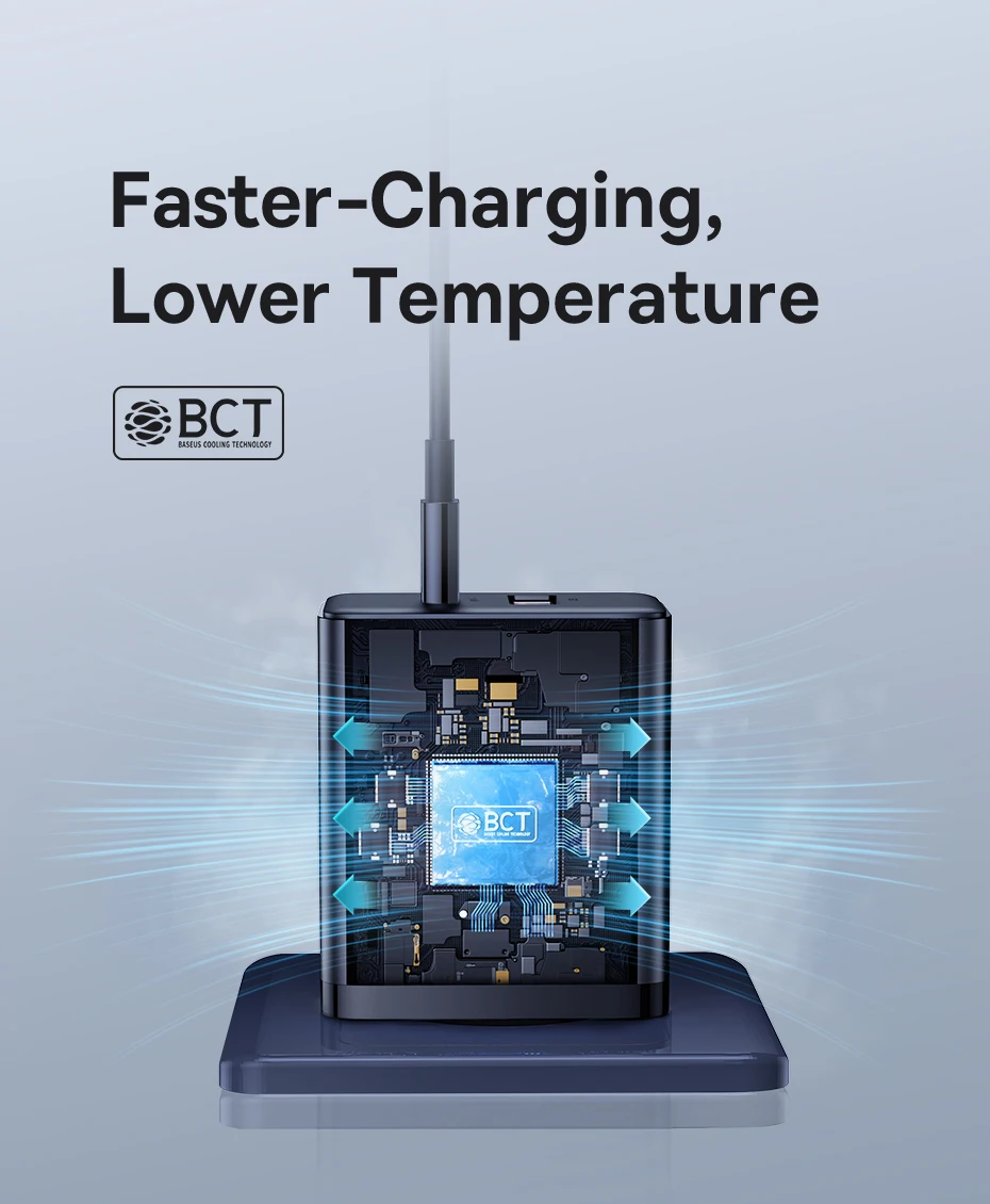 Baseus GaN Charger 30W USB Type C Fast Charger PD USB C Quick Charge 3.0 Dual Port Phone Charge for iPhone 15 14 13 12 Macbook