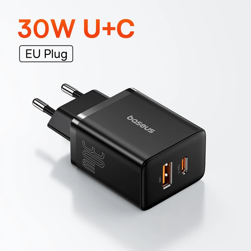 EU Plug Black