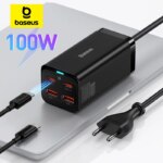 Baseus 100W GaN3 Pro Desktop Charger 4-Port Fast Charger with Extension Cable