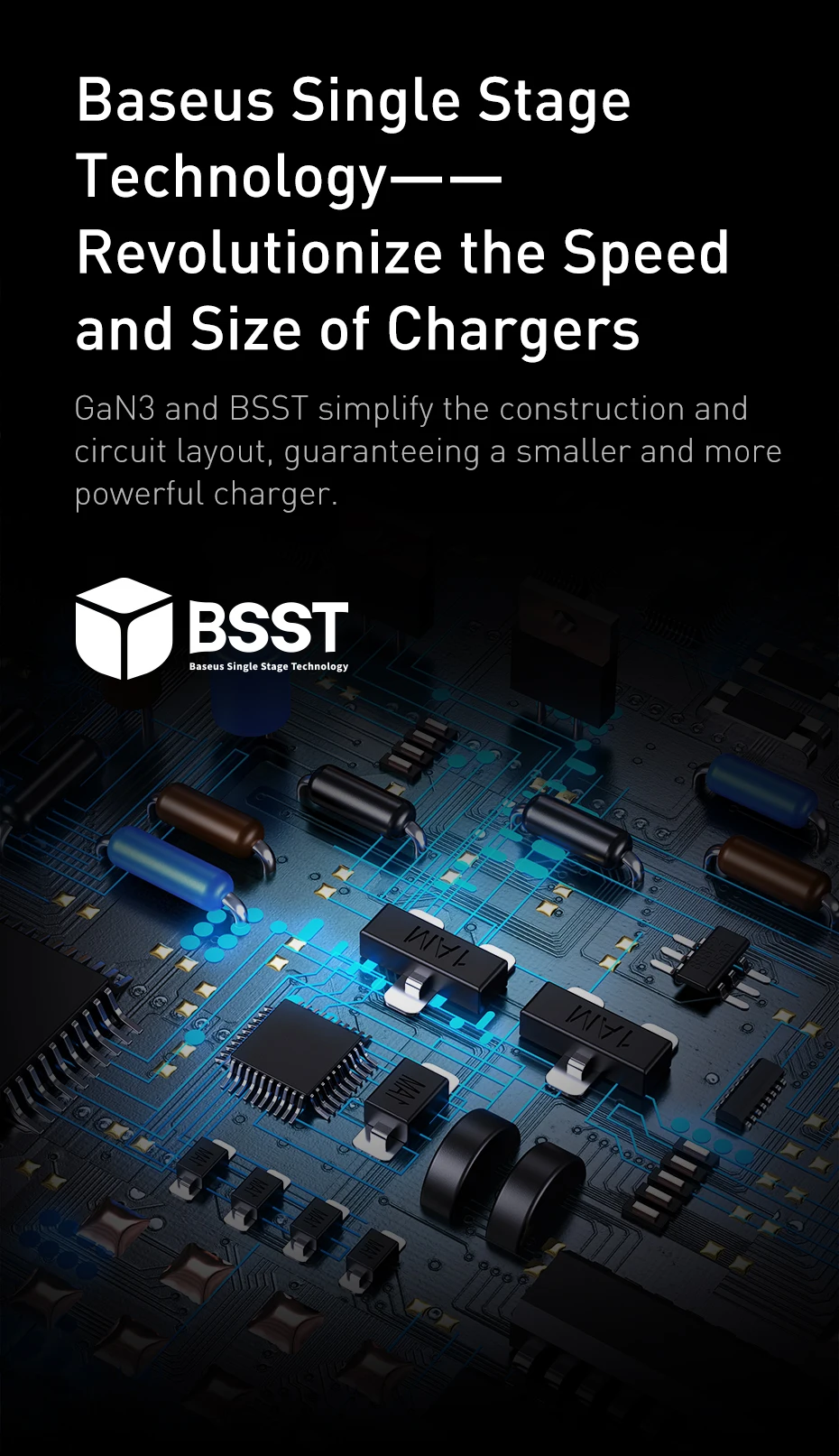 Baseus 100W 65W GaN Charger Desktop Laptop Fast Charger 4 in 1 Adapter For iPhone 16 15 14 13 12 Pro Max Phone Charger Samsung