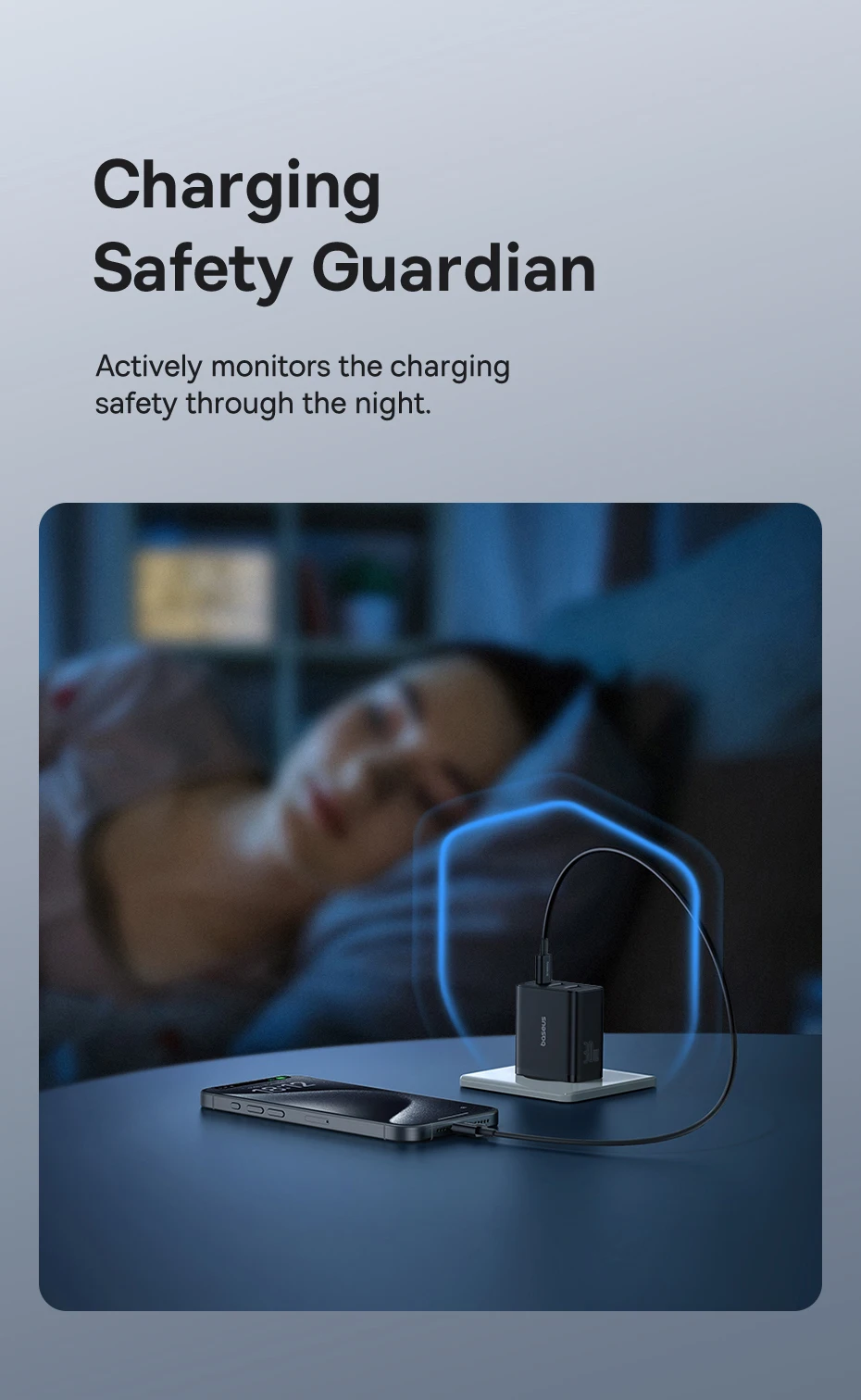 Baseus 30W USB Charger QC3.0 PD3.0 Type C PD Fast Charging Quick Phone Charger For iPhone 15 14 13 12 Pro Max Xiaomi Samsung