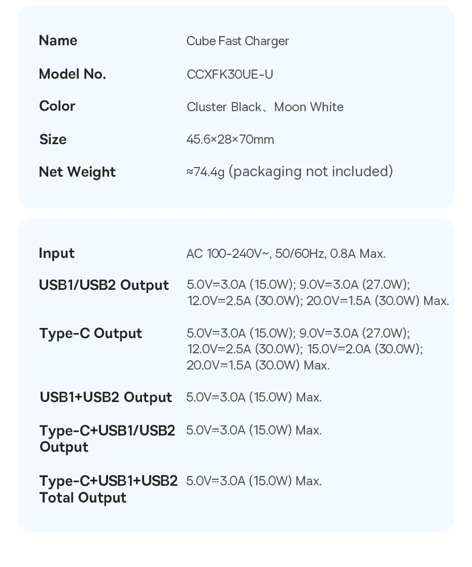 Baseus 30W USB Charger QC3.0 PD3.0 Type C PD Fast Charging Quick Phone Charger For iPhone 15 14 13 12 Pro Max Xiaomi Samsung