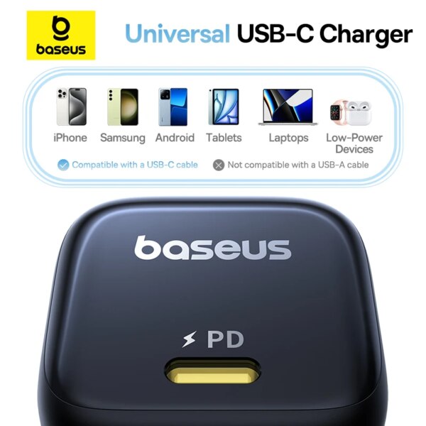 Baseus PicoGo 45W GaN Pro Ultra-Mini Fast Charger PD3.0 PPS for iPhone Samsung Laptop - Image 6