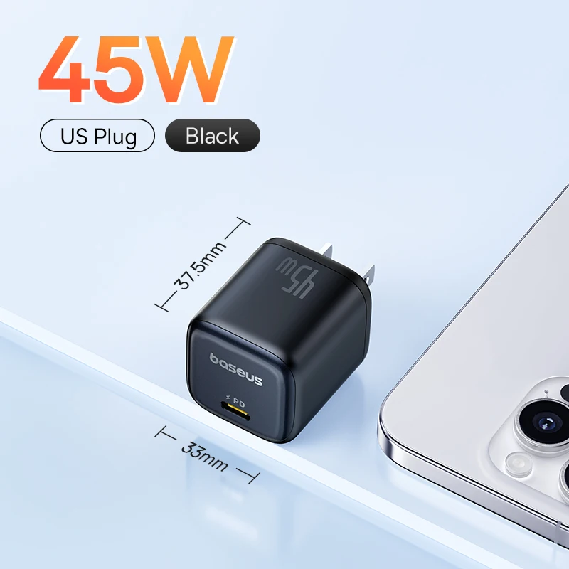 Black US Plug
