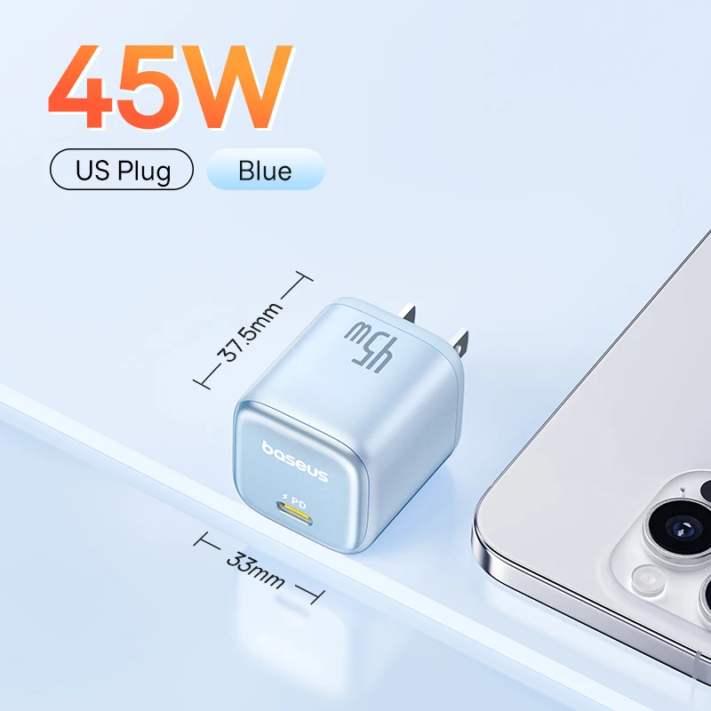 Blue US Plug