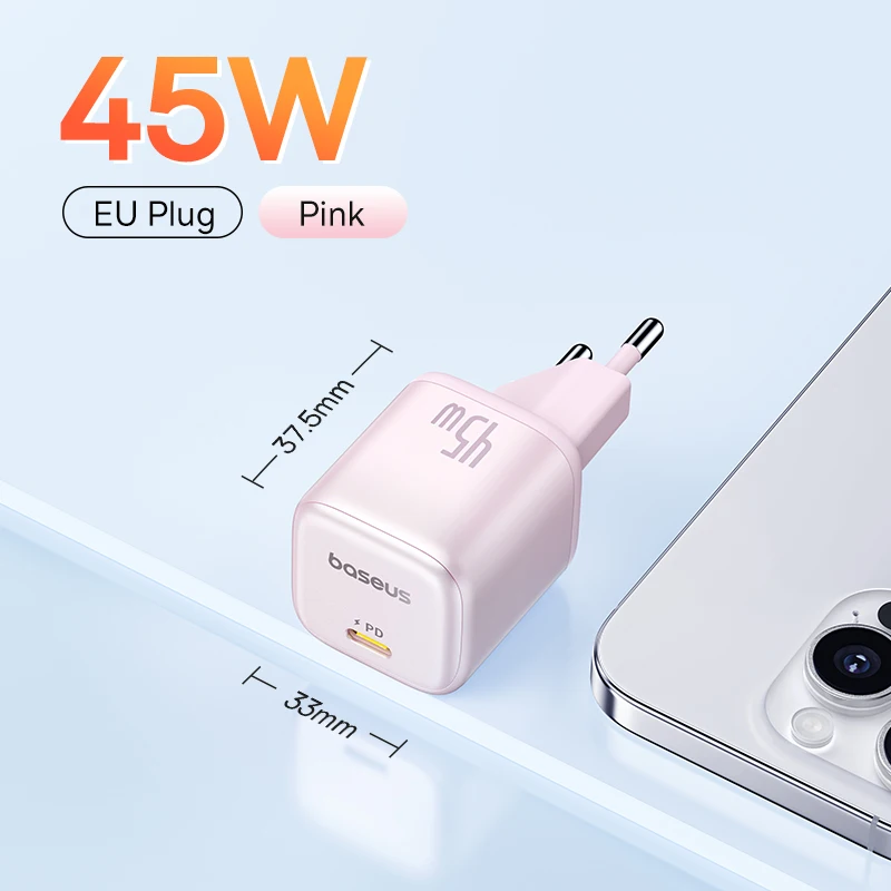 Pink EU Plug