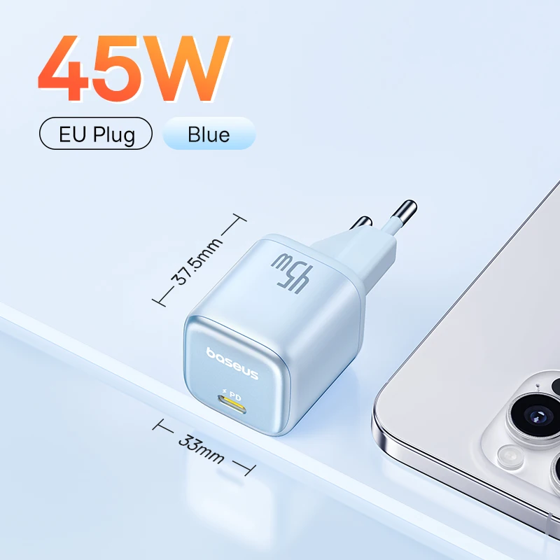 Blue EU Plug