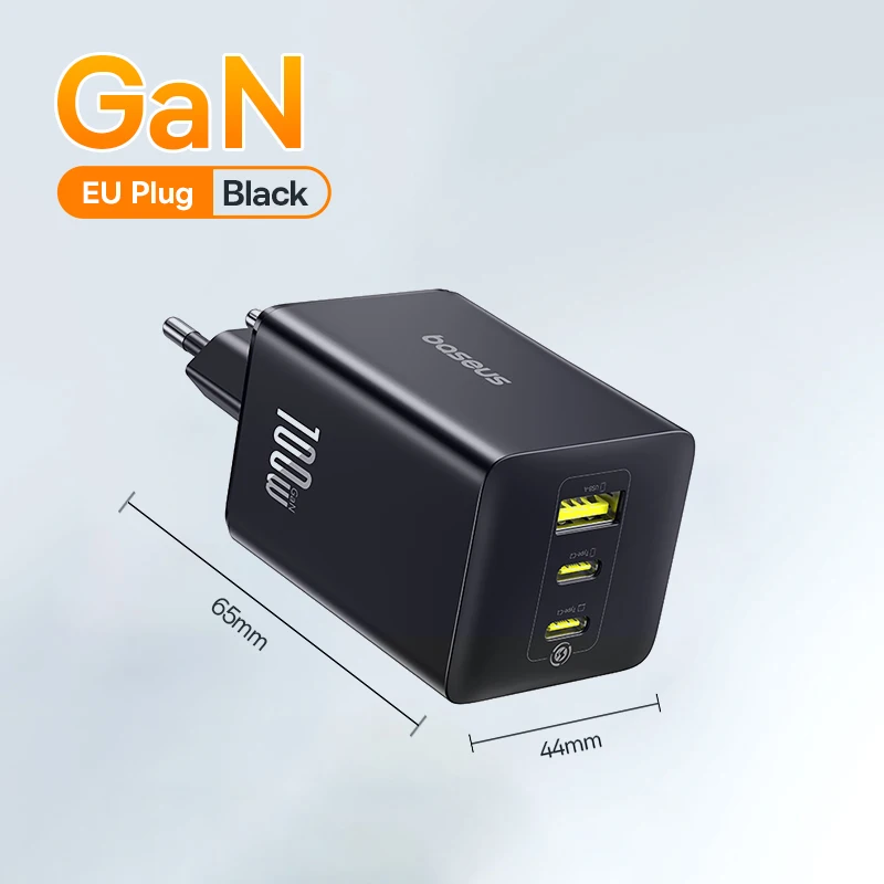 EU Plug Black