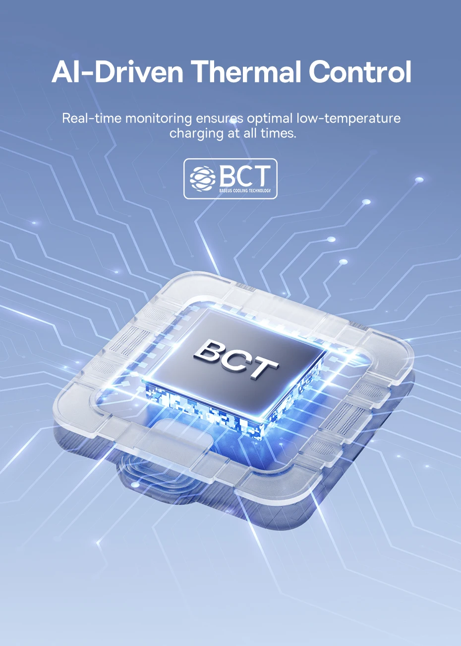 Baseus 67W Travel Charger GaN Charger With USB C Retractable Cable Fast Charger For iPhone Samsung POCO Laptop Charger PD QC PPS