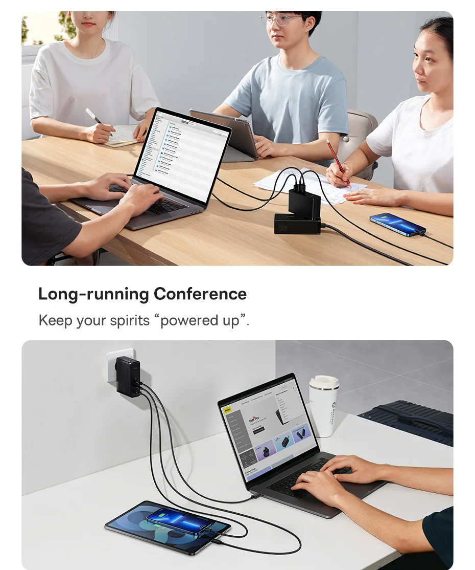 【Limited】Baseus 140W Chargers PD Charger USB C Charger PD3.1 Fast Charge For Macbook Tablet Phone Charger For iPhone 16 15 14