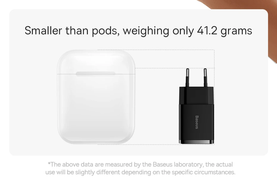Baseus 10.5W USB Travel Charger Mini Portable Wall Adapter Charger Dual Port Phone Charging For iPhone Huawei Xiaomi