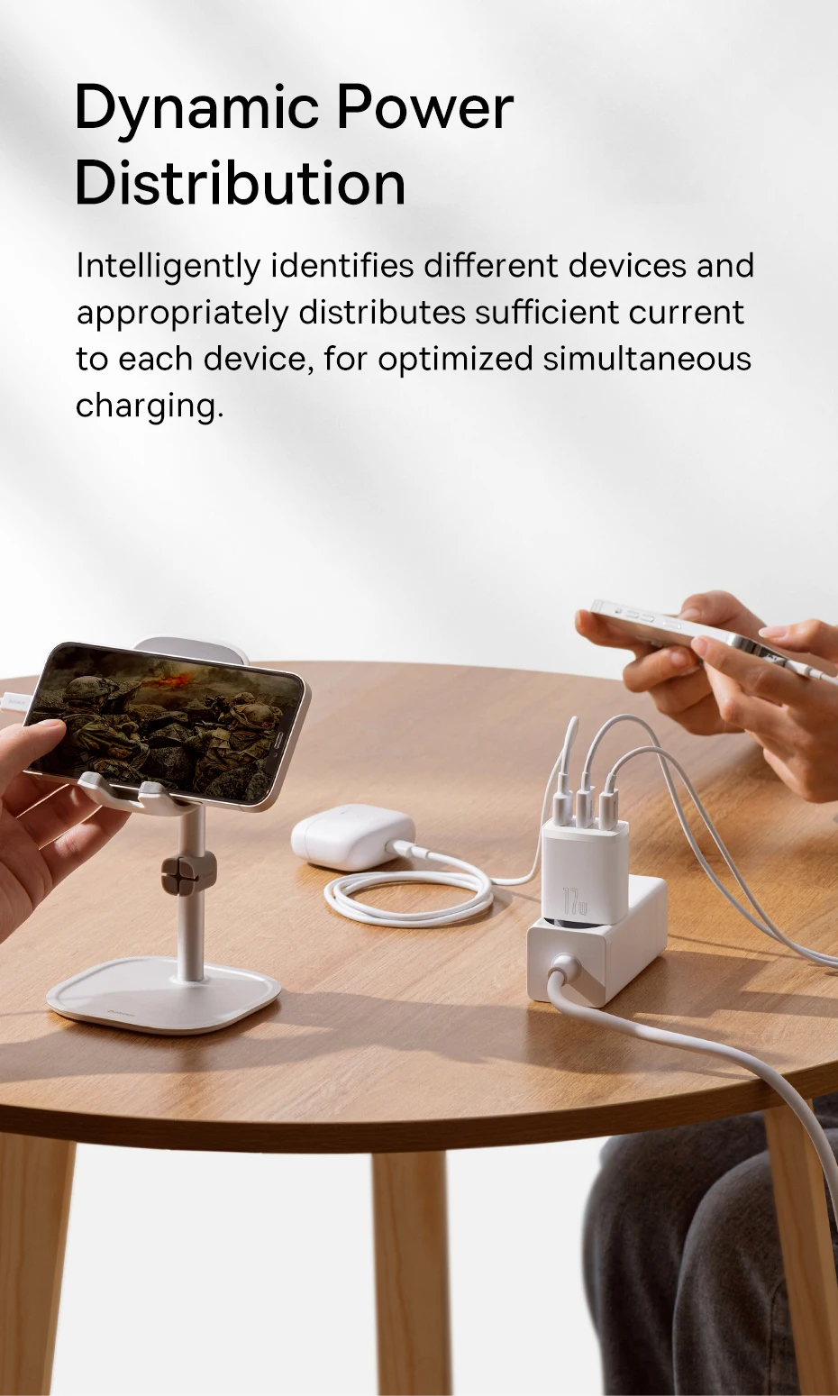 Baseus 17W USB Charger Universal Portable 3 Ports Travel Wall Adapter Portable Charger Safe Charging For iPhone Xiaomi Samsung Baseus 17W USB Charger Universal Portable 3 Ports Travel Wall Adapter Portable Charger Safe Charging For iPhone Xiaomi Samsung