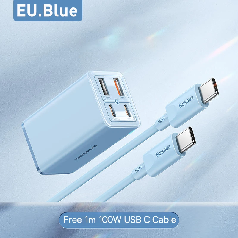 Blue EU Plug