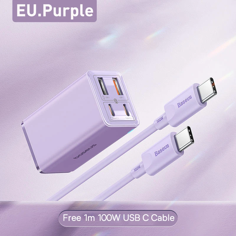 Purple EU Plug