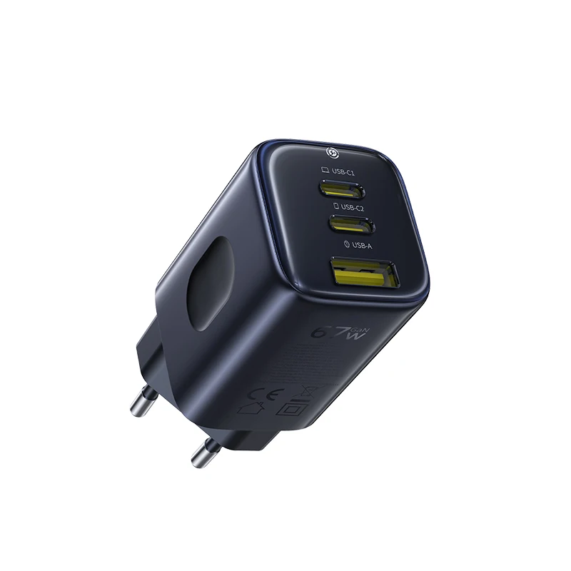 Black EU Plug