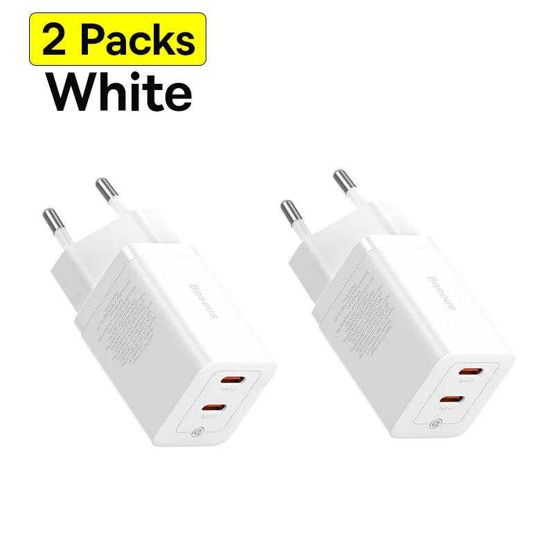 2 Packs White EU