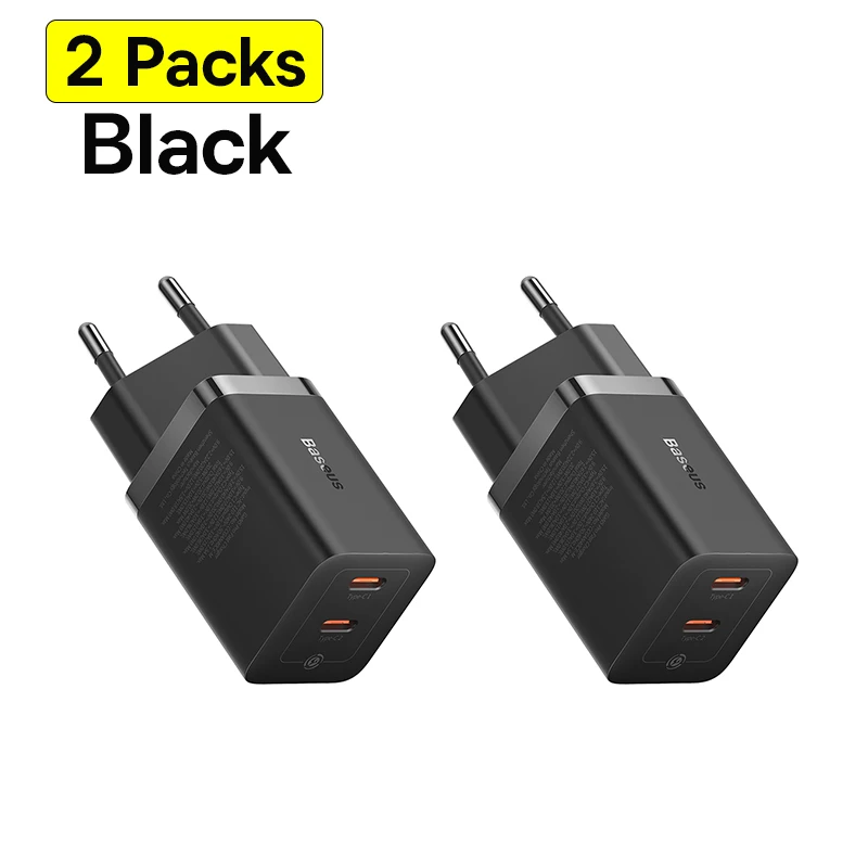 2 Packs Black EU